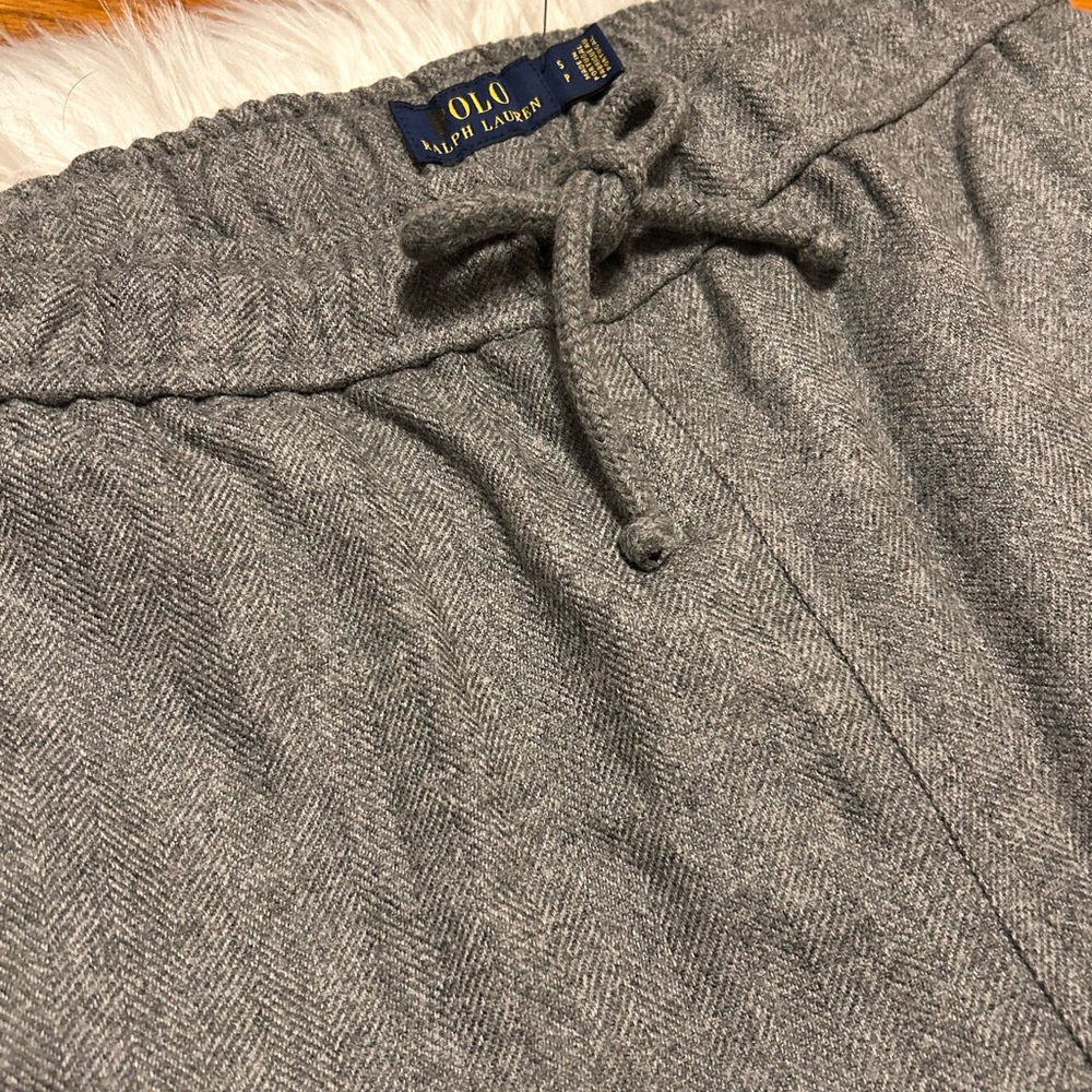 NWOT Women’s Polo Ralph Lauren Herringbone Straight-Leg Drawstring Pant - Picture 4 of 9